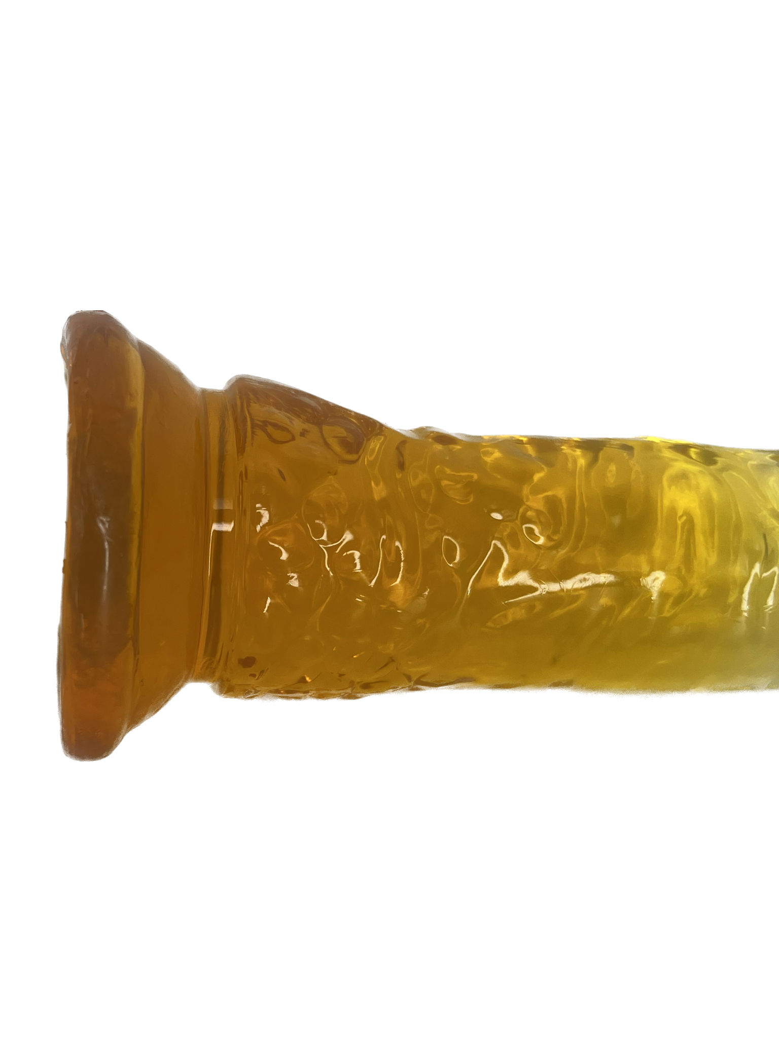 Transparent 7.3inch Dildo (Yellow)